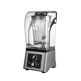 MotiveTech Soy Milk Maker Multi-Function Beverage Blender Control Panel Countertop Milk Blender, Gray