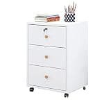 GFSGHZZ Wooden Lateral File Cabinet with Lockable Drawer for Office Storage Mobile Floor to Ceiling Design File Organizer and Locker Box for Information Storage,B2-One Size