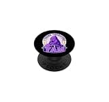 I Think Therefore I Yam Ube Pun Purple Yam Dad Joke PopSockets Adhesive PopGrip