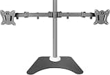 TV Bracket, Dual Screen Monitor Desk Mount, Fully Adjustable Monitor Arm Stand for 20-27 Inch TVs, Holds 2 Screen Up to 10kg/22lbs TV Mount TV Stand