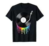 Vinyl Record Melting Music Turntable T-Shirt