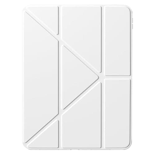 A-BEAUTY Case Compatible with Samsung Galaxy Tab S11 Ultra 14.6 Inch 2025 with S Pen Holder, Shockproof Clear Cover, 6-in-1 Y-Shaped Stand, Auto Wake/Sleep, White