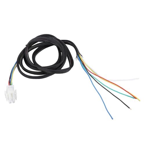 Truck Cap 6 Pin Wiring Harness, Replacement for Leer Truck Topper with TAG Fuse Box, 6 Wire Adapter for Brake Tail and Dome Lights, Plug and Play OEM Fit