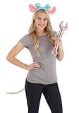 Rangers Rescue Gadget Costume Kit with Headband Tail Wrench Accessories for Cosplay Party Standard