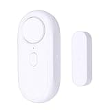 ASHATA Door Window Alarm with Adjustable 65-120dB Siren, Security Door Window Alarm 5 Modes for Home Shop Fridge Left Open Reminder