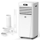 10000Btu Portable Air Conditioners, 4 in 1 Portable AC with Cooling, Dehumidification, Fan, for Medium Rooms (450 Sq.Ft), featuring an Auto-Evaporation System,Silent-Running Standing AC for Bedrooms