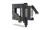 ICY DOCK 2.5 inch SATA SSD Removable Hard Drive Bay Adapter for PCIe Expansion Card Slot | ExpressSlot MB839SP-B