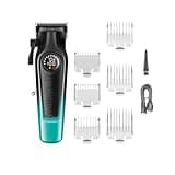 DAXXIN Hair Clippers, Professional Clipper LED Display Cordless USB Ceramic Blade Men's Haircut Machine Hair Trimmer Machine