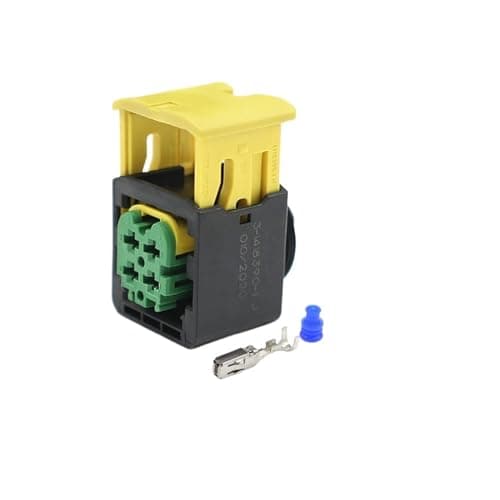 SSXLSMYXGS 3-1418390-1 4-Hole Automotive Wiring Harness Connector Sealed Waterproof Connectors Green SSXLSMYXGS(10set)