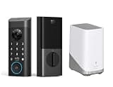 eufy Security Video Smart Lock E330 with HomeBase S380, 3-in-1 Camera+Doorbell+Fingerprint Keyless Entry Door Lock