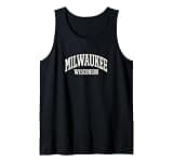 Milwaukee WisconsinVintage Sports Retro OS1 Design Tank Top