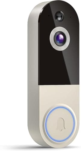 OLANTA TRADE SOLUTION Wireless Smart Video Door Bell, 2-Way Talk, Camera WiFi Battery Powered with PTZ Coverage and Video Doorbell 1080p with Clear Night Vision