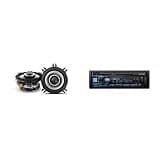 Alpine UTE-63BT Mech-Less Digital Bluetooth Media Receiver with 1 Pair Alpine S2-S40 Type S 4" Coax Speakers