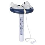 HaloVerde Floating Pool Thermometer with Charming Animal Design, an Hot Tub Spa Thermometer and Accurate Water Temperature Gauge for Swimming Ponds