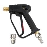 Hosrivae Brass Pressure Washer Short with 3/8 Inch Swivel Quick Connect and M22-14mm, High Foam Lance Car Cleaning Equipment, 1 Pack