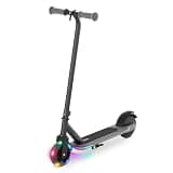 Hiboy ES1 Electric Scooter for Kids Ages 4-8, LED Light-Up Wheels & Side Lights, 5MPH Safe Speed, 6 Miles Range, Easy Kick-Start, Scratch-Proof Curved Edges - Safety E Scooter, UL 2272 Certificate