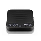 WACACO Exagram Pro Coffee Scale with Timer, Smart Espresso Scale with Carrying Box, Automatic Timing Rechargeable Mini Digital Coffee Weight Scales Gram&Ounce&Milliliter, Food Kitchen Scale, Black