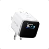 Anker Smart Display Charger, Anker Nano USB C Charger Block, 45W Max GaN Phone Charger,180° Foldable Plug,Smart Recognition,Built-in Care Mode,for iPhone17/16/15(Non-Battery,One USB-C Port,No Cable)