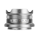 Compatible for Sony 10mm F5.6 II APS-C Fisheye Mirrorless Lens(10mm F5.6 II Silver,EF-M)