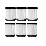 B66C 6 Pcs HEPA Filters, Compatible with MOOSOO, Replacement for Voweek, XL618 Pro VW Vc08type Cordless Stick Vacuum Cleaner Accessories