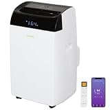 Hykolity WiFi Enabled Portable Air Conditioners 14,000 BTU, Cools Rooms Up To 700 Sq.Ft, 42dB Dual Motor 5 in 1 Quiet Smart AC Unit with Cool, Fan, Dehumidifier, 24H Timer & Sleep Mode