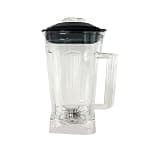 2L Square Container Jar with Serrated Blades & Lid for Commercial Blender Parts