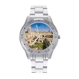FekiLoot Watch for Men Big Face Stainless Steel Wrist Watch Personality