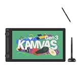 HUION KAMVAS 16(Gen 3) Drawing Tablet with Screen Bundle with Slim Pen PW600S