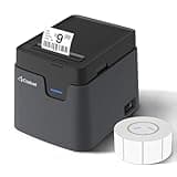 CLABEL Desktop Bluetooth Label Printer: CT221D Label Maker Machine with Direct Thermal Printing, 2 Inch Barcode Sticker Printer for Small Business Address Office with 1 Roll Label