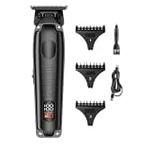 EOYLMIRL Mens Hair Clippers 6200 RPM Professional Clipper Adjustable Electric Trimmer Rechargeable Cordless Haircut Machine for Men