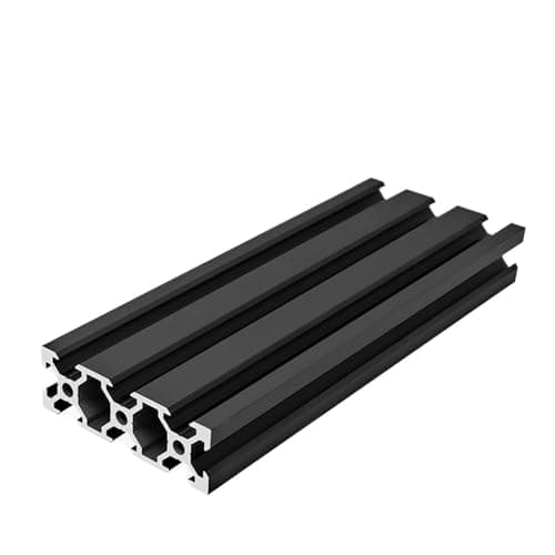 ELILANEY 2060 Industrial Profile Anodized European Standard 20x60mm Extrusion Frame for Fish Tank Stands Furniture Frameworks Stand Edge(Black,800mm 31.5" Long)