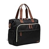 Pripher Diaper Bag Backpack Mommy Bag Large Capacity Diaper Backpack Travel Essential Baby Diaper Bag for Mom and Dad, Black