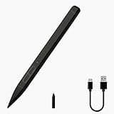Slim Surface Pen, 4096 Pressure Stylus for Surface Pro 12/11/10/9/8/7/X, Go/Laptop/Book/Studio, Palm Rejection, Eraser, Magnetic, Type-C Fast Charging, Windows Ink, PPT Remote