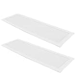 Pssopp PC Fan Dust Filter Magnetic PVC Mesh Computer Fan Filter Grills 120 X 360mm Ultra Fine Holes Noise Reduction Easy Install for PC Case Power Supply Vent (White)