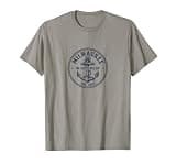 Milwaukee Wisconsin Nautical Anchor Badge Design T-Shirt
