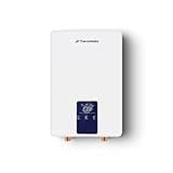 ThermoMate Tankless Water Heater Electric for Sink Faucet, 4500W 110~120V Small Point of Use Instant Hot Water Heater CSA Approved with Temperature Display, Self-modulating, 0.85GPM at 35°F Rise