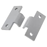 Generic Metal Dust Cover Hinge Brackets Kit for Turntable and Music Player, Includes Screws, Washers, Nuts with Easy Installation and Enhanced Protection, for Studio Repair