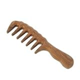 SOESFOUFU Sandalwood Massage Comb Hair Detangler Multi-functional Scalp Massager Hair Styling Tool Comfort Grip