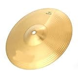 Omquot 10 Inch Brass Cymbal Loud and Sharp Sound Drum Cymbal for Professionals and Students