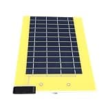 Alomejor Monocrystalline Silicon Solar Panel Charger for Outdoor Sketching Board Fast Charging 30W Lightweight Design