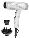Hair Dryer with Diffuser,21500RPM High Speed Hair Blow Dryer,Heat-Control & Low Noise Hairdryer for Faster Drying, No Heat Damage, Travel