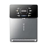 2200W Wall-Mounted Water Dispenser with Safety Lock, Adjustable Temperature, Large Screen Touch, Hot Water 25L/h (Grey)
