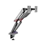 MSI MPG MT161DR - Premium RGB Dual Monitor Stand Arms, 17-38" Support, VESA Compatible, Adjustable Spring Assisted Mount, 35.2 lbs per Screen Capacity, Clamp & Grommet, Quick Release Plate - Black