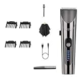 EOYLMIRL Mens Hair Clippers Electric Clipper Washable Rechargeable Variable Speed Professional Barber Trimmer with Carbon Steel Cutter Head