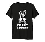 Eggs Hunting Champion Easter Rabbit Easter Premium Tri-Blend T-Shirt