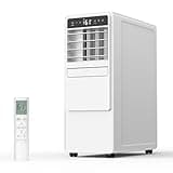 Humhold 12000BTU Portable Air Conditioners with Remote, Floor Standing Cooling Portable AC Unit with Fan & Dehumidifier,Sleep and Timer Mode,For Room up to 500 sq.ft, Windows Sealing Kit Included