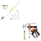RIDGE WASHER Pressure Washer Extension Wand 120 Inch, Mini Foam Cannon Gun with Dual Connector