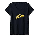 Women's River Dell Regional High School Mascot V-Neck T-Shirt