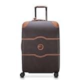 DELSEY PARIS Chatelet Air 2.0 - Hardside Luggage Checked medium 24 Inch - TSA Lock - 360° Spinner Wheels - Polycarbonate Travel Suitcase, Chocolate Brown