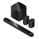 Bose Home Theater Set (1 Lifestyle Ultra Soundbar, 2 Lifestyle Ultra Speakers, & 1 Subwoofer) TrueSpatial Audio, Dolby Atmos, Deep Bass, AirPlay & Google Cast, Black